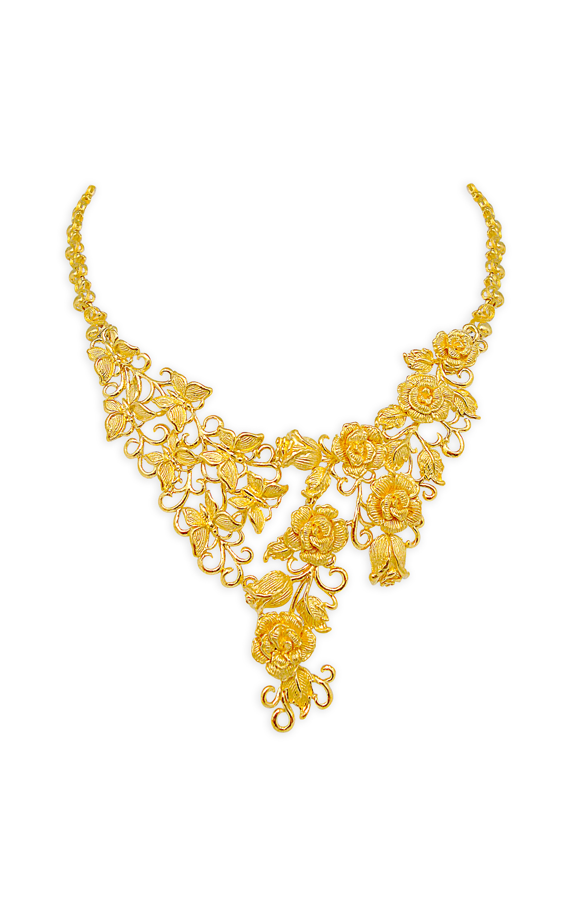 gold necklace